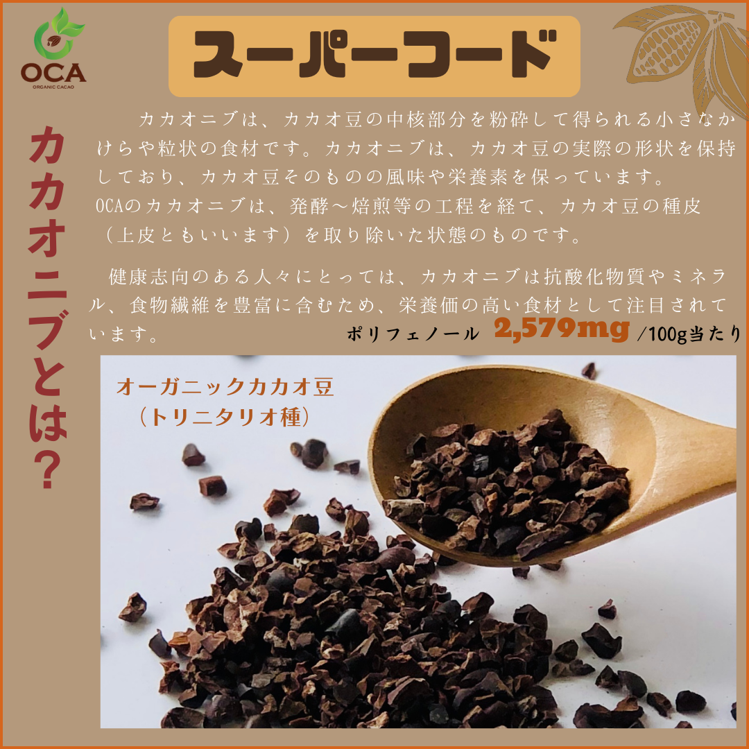 【オーガニック・有機JAS】カカオニブチョコボール70ｇ